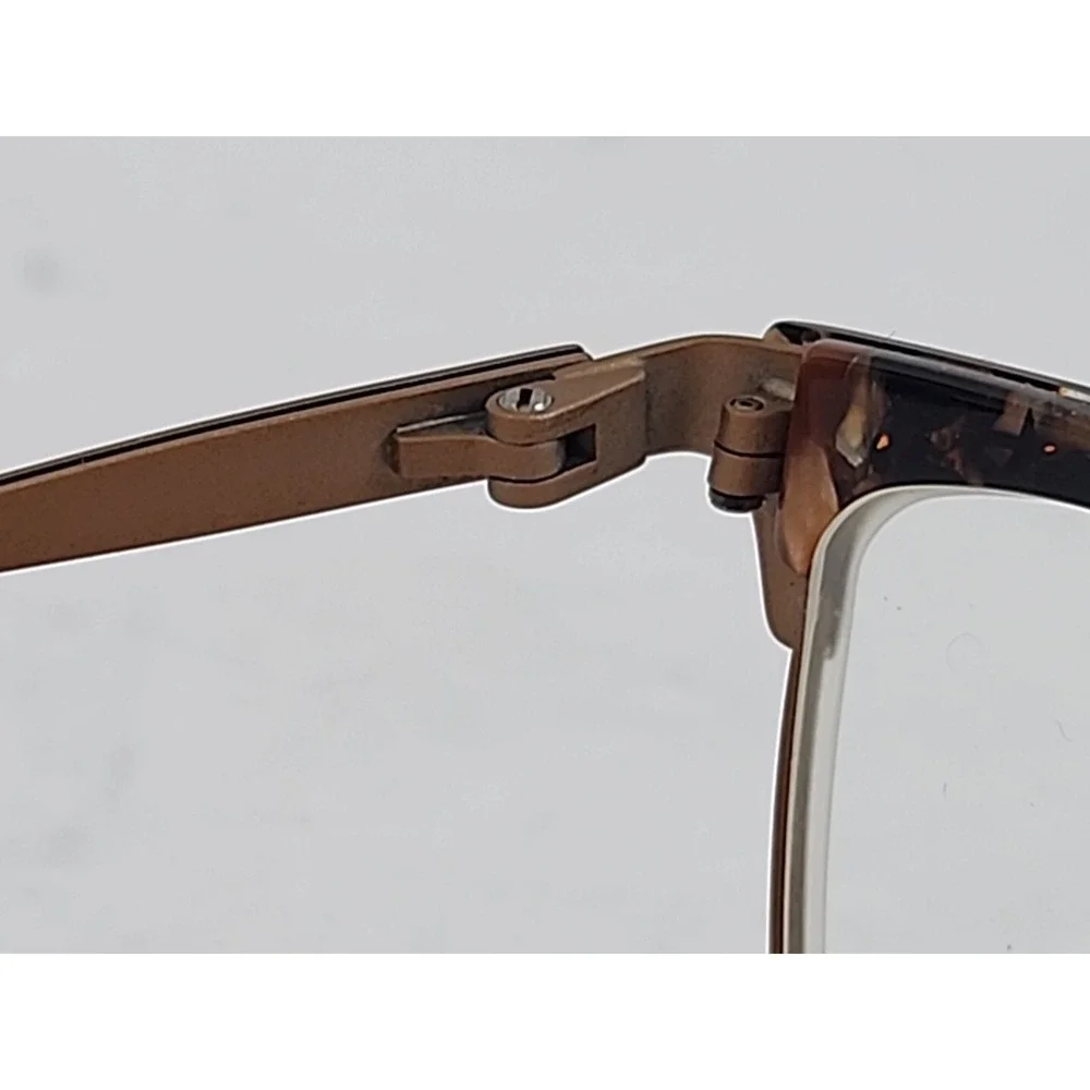 Morel 40105N Eye glasses Tortoise & Metal Full Rim Frames 54-18-140 Brown Bronze